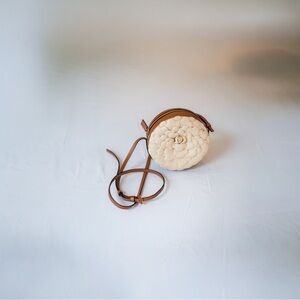 VALENTINO ATELIER ROSE NO.3 shoulderbag in canvas/leather NEVER WORN